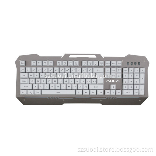 membrane gaming keyboard with colorful backlight